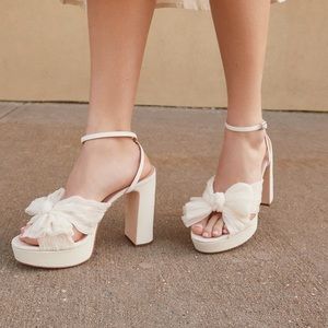 Loeffler Randall Natalia Knotted Platform Sandals